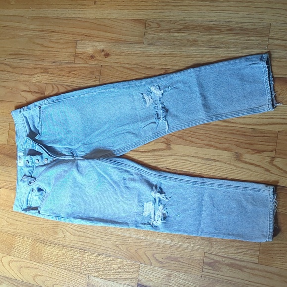 Agolde Riley High Rise Jeans - Size 28 - Picture 2 of 4